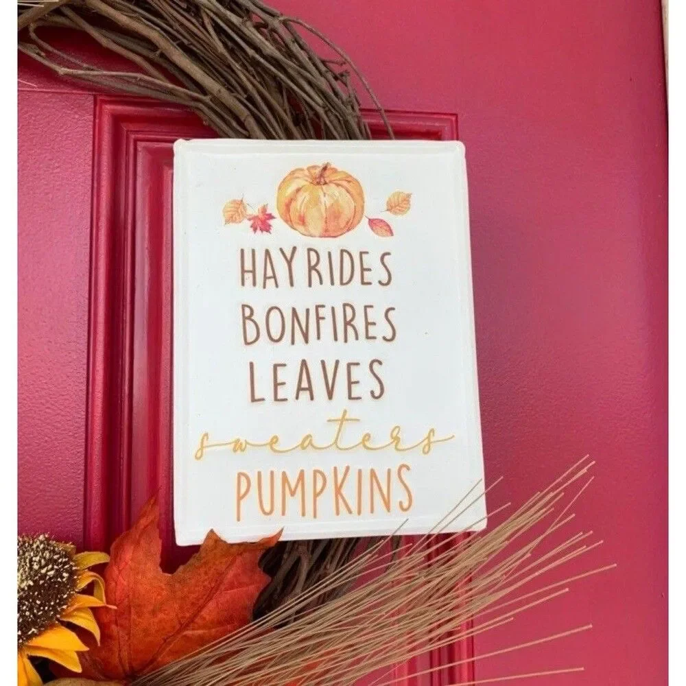 Pumpkin Fall Wreath ~ Autumn ~ Fall Wreath for Front Door ~ Thanksgiving Wreath